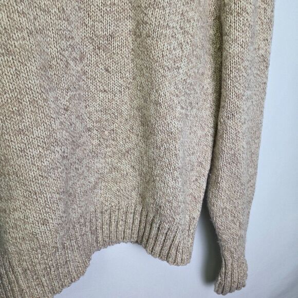 Vintage Woolrich Wool Blend Crewneck Sweater Beige Size Medium - Picture 4 of 7